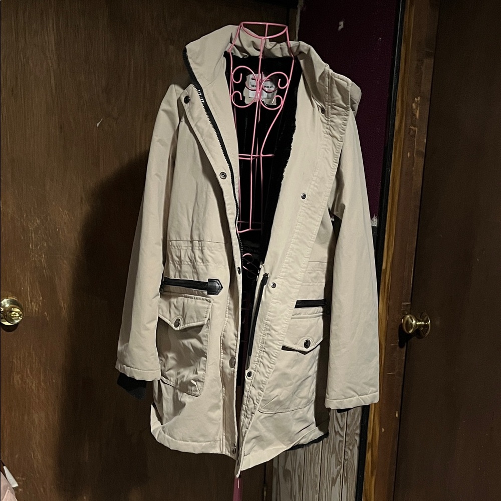 Urban Republic hooded Black and Cream Jacket